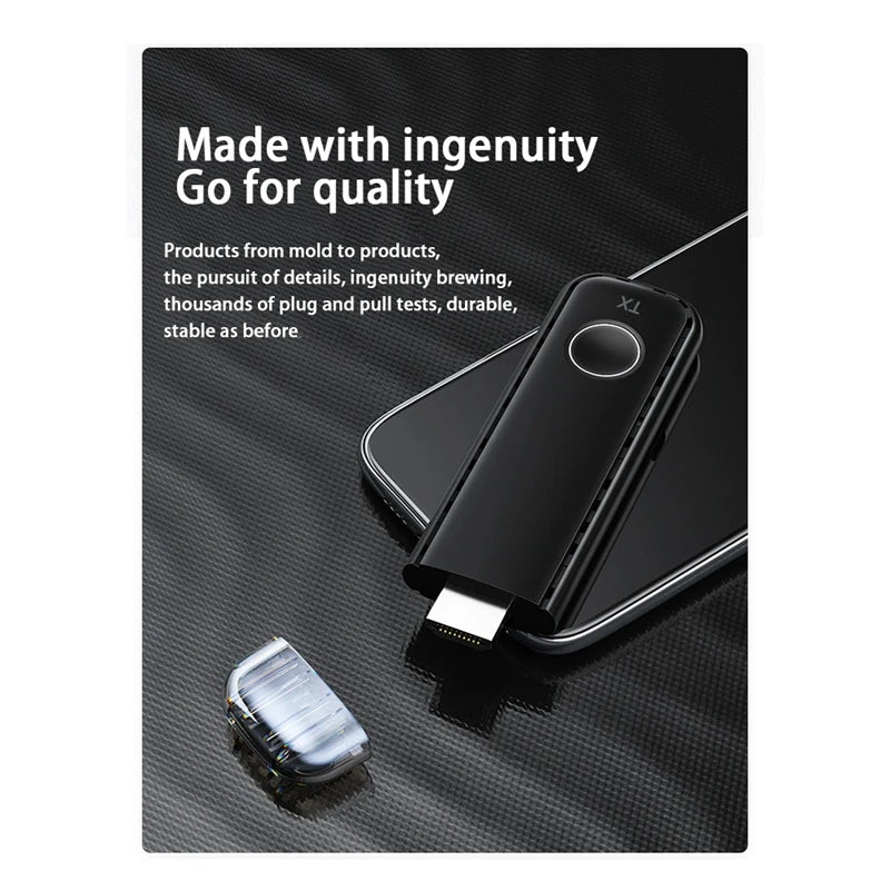 G57 Conference Wireless Video Screen Projector Video Transmitter Receiver Display Adapter 1080P HD Laptop Screen Projector - Saúde Feliz